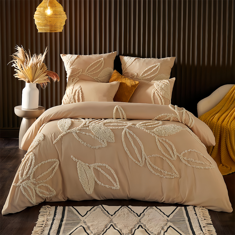Set penutup selimut Chenielle berumbai Donna
