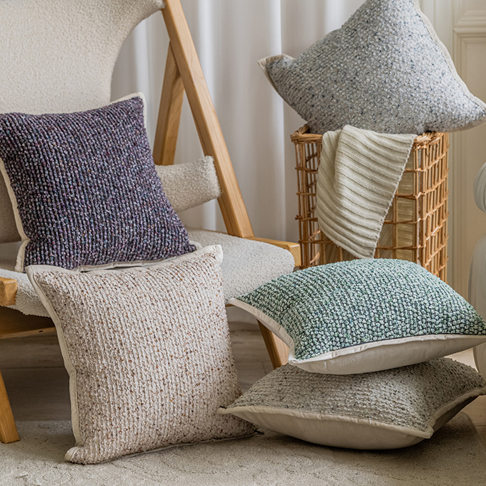 Bantal deco bantal tenun warna-warni Monet